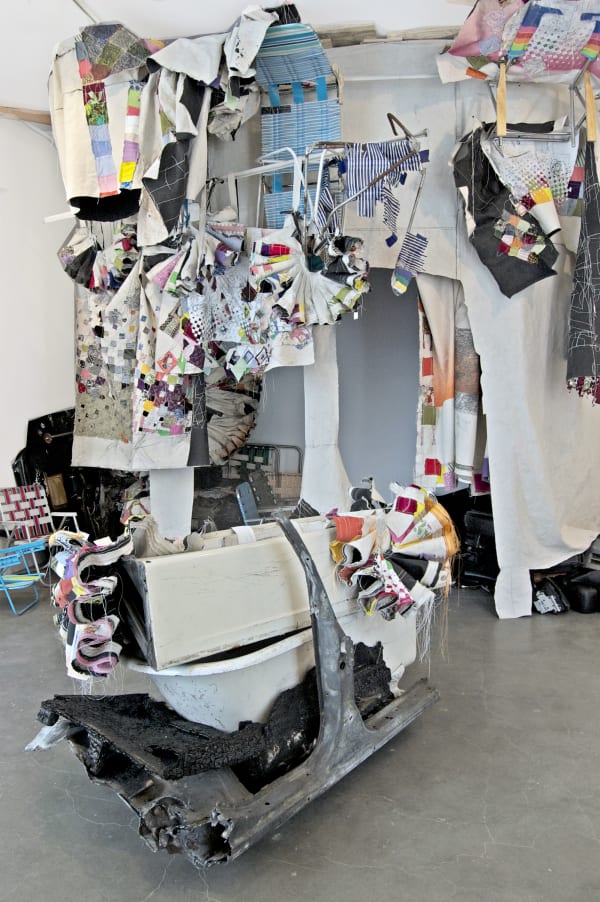 Installation view from Greg Smith's "Breakdown Lane" exhibition at Susan inglett Gallery