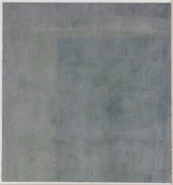 Grey and blue foggy square image