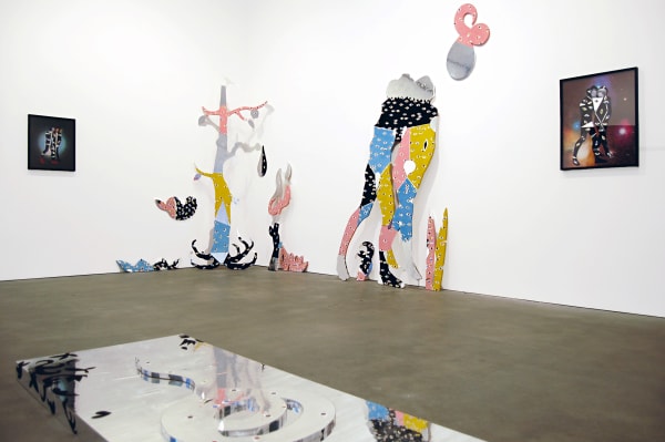 Installation view of William Villalongo's "Eden's Remix" exhibition at Susan Inglett Gallery