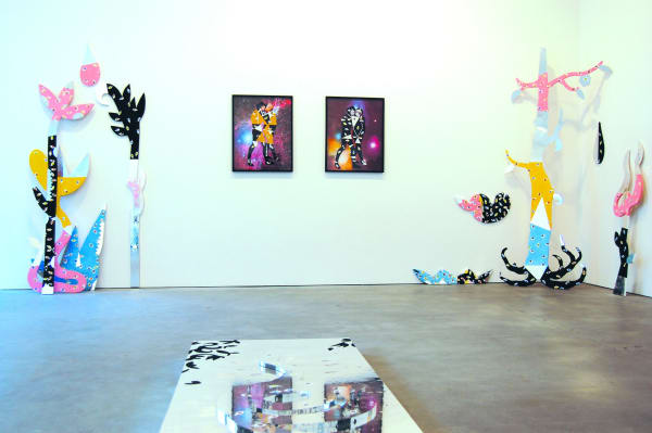 Installation view of William Villalongo's "Eden's Remix" exhibition and Susan Inglett Gallery