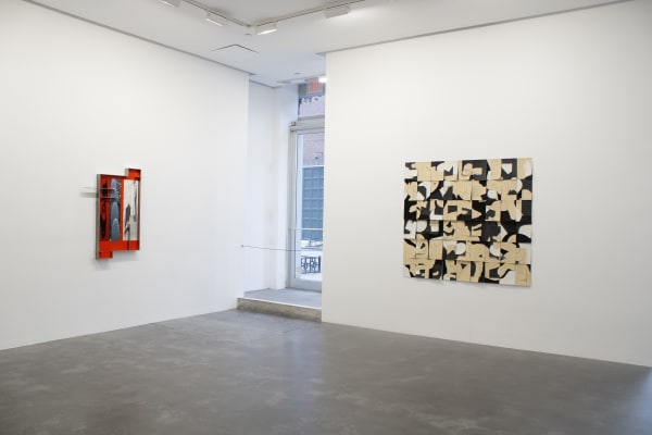 Installation view, " THE BOYS CLUB (Redacted)," Curated by Cortney Connolly, at Susan Inglett Gallery, NYC, 5 December 2024 - 25 January 2025.