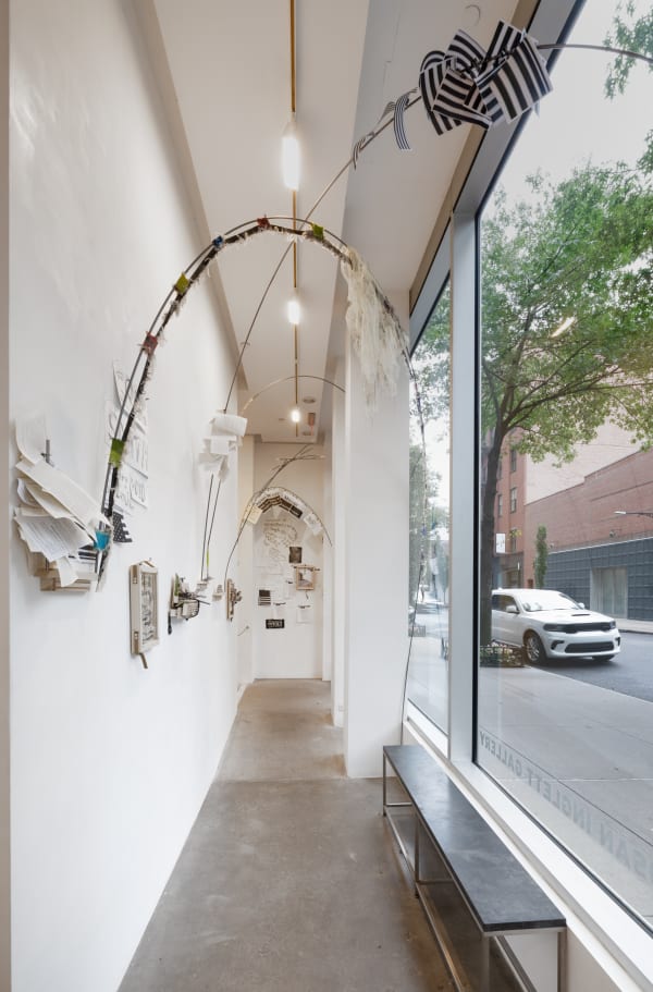 Installation view of Every Void of dwmlc.net at Susan Inglett Gallery, NYC (13 June - 25 July 2025)