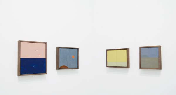 Installation view from Seth Cameron's "Suns" exhibition at Susan Inglett Gallery