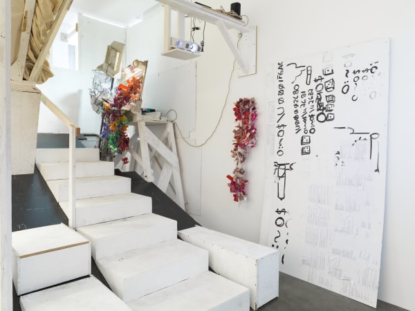 Installation view of Greg Smith's "Zero Width Non-Joiner" exhibition at Susan Inglett Gallery