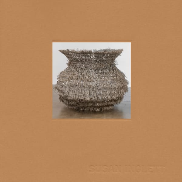 A rust colored catalogue cover for Maren Hassinger's WE ARE ALL VESSELS