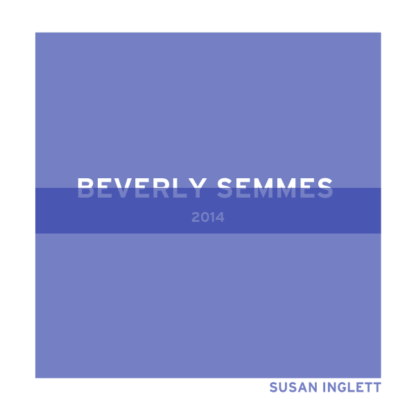 Publication cover from 2014 Beverly Semmes exhibition at Susan Inglett Gallery