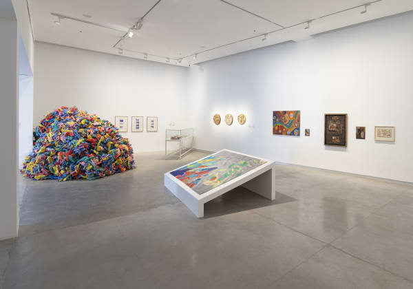 Installation view: In the Heart of Another Country, Sharjah Art Foundation, 2023. Photo: Shanavas Jamaluddin