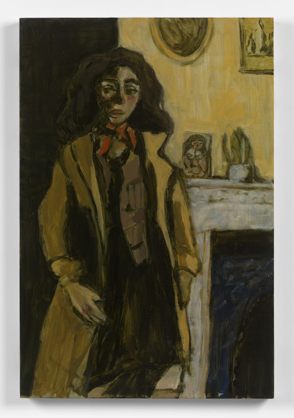 Liorah Tchiprout, Everything seemed beautiful without it being so, 2025, oil on panel, 91 x 61 cm