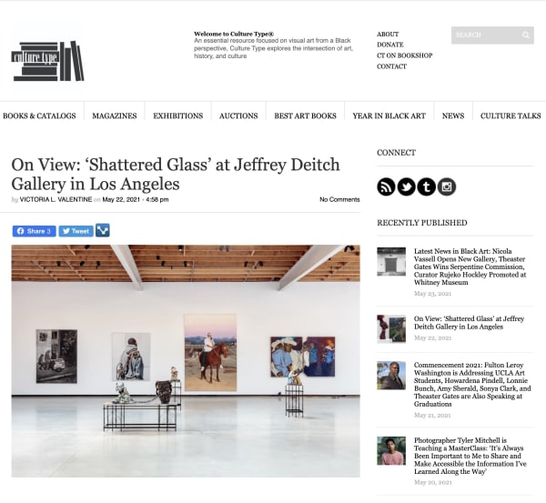 On View: ‘Shattered Glass’ at Jeffrey Deitch Gallery in Los Angeles