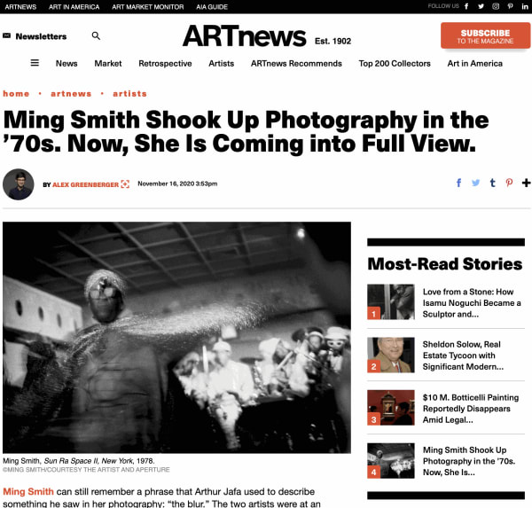 Ming Smith Shook Up Photography in the ’70s. Now, She Is Coming into Full View.