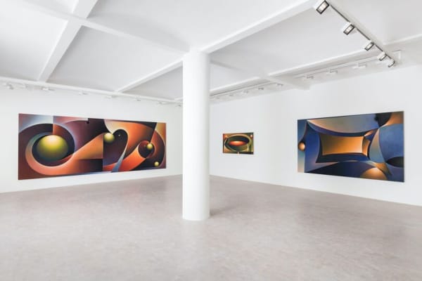 Angela Heisch: Low Speed Highs, Pippy Houldsworth Gallery, London, 2023, installation view