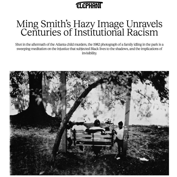 SNAPSHOT: Ming Smith’s Hazy Image Unravels Centuries of Institutional Racism
