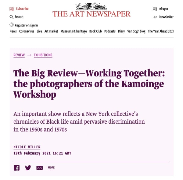The Big Review—Working Together: the photographers of the Kamoinge Workshop
