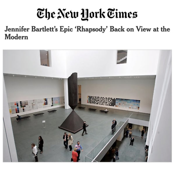 Jennifer Bartlett’s Epic ‘Rhapsody’ Back on View at the Modern