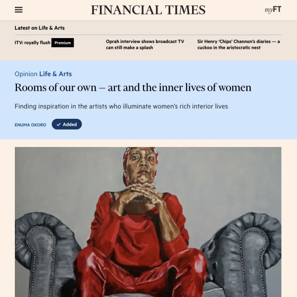 Rooms of our own — art and the inner lives of women