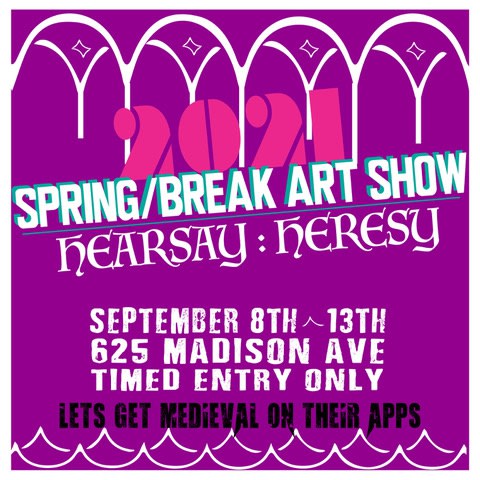 Reflections on Spring/Break Art Show 2021, Leslie Sheryll and Tracy Nicholls join the conversation on Heresay:Heresy.