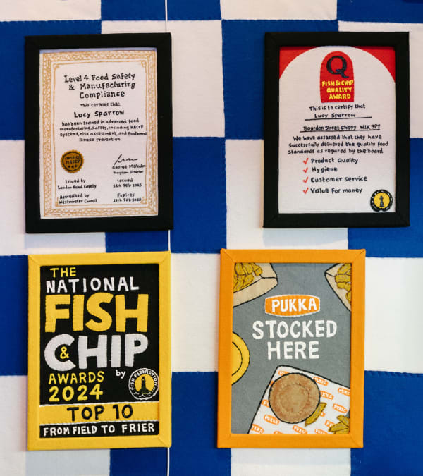 Bourdon Street Chippy Lucy Sparrow 2025 Highres Credit Lucinda Emms Lucy Emms Batch2 21