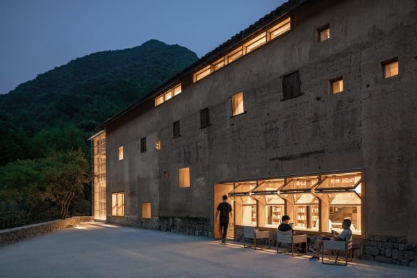 Capsule Hostel in a Rural Library / Mainland China, Atelier tao+c / Mainland China