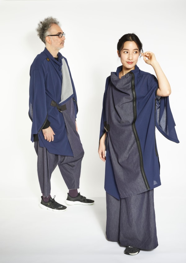 [WEARABLE ART/Coat Stole] - 6 ways to wear, MICHAIL LTD. / Japan