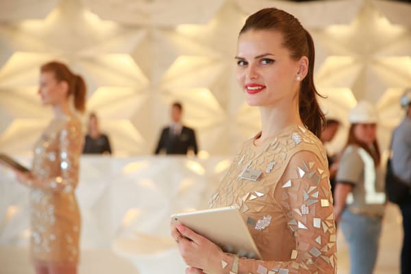 Morpheus Hotel – Women’s Uniform Design, Barney Cheng Couture (Yenrabi Ltd.) / Hong Kong