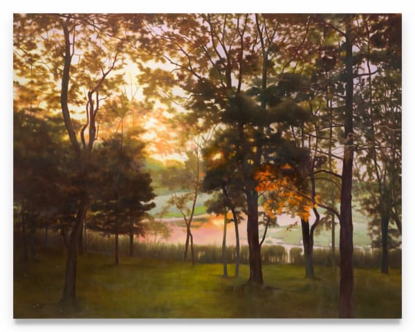 APRIL GORNIK The Light of World Rising, 2024 Oil on linen 75 x 95 inches 190.5 x 241.3 cm (MMG#37299)