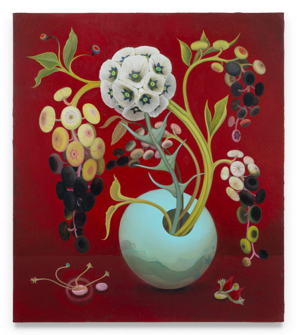 INKA ESSENHIGH Aqua Vitae, 2024 Enamel on canvas 32 x 28 inches 81.3 x 71.1 cm (MMG#37298)