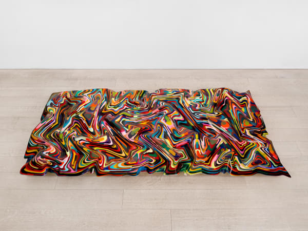 MARKUS LINNENBRINK ITISADAYSWORKTOLOOKINTOYOUREYES, 2023-24 Epoxy resin and pigments on wood 6 x 48 x 96 inches 15.2 x 121.9 x 243.8 cm (MMG#37250)