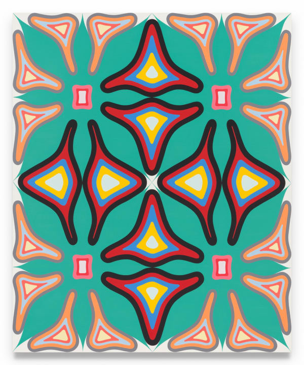 WARREN ISENSEE Star Crossed, 2024 Oil on canvas 55 x 45 inches 139.7 x 114.3 cm (MMG#37355)