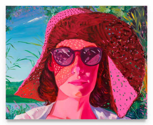 SEBASTIAN BLANCK Pink and Brown, 2024 Oil on canvas 60 x 84 inches 152.4 x 213.4 cm (MMG#37227)