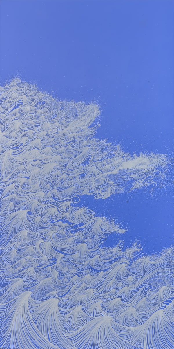 Sandra Cinto, Blue sea and star dust, 2020