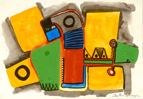 Antonio Henrique Amaral, Vermelhos e negros 1, 1965