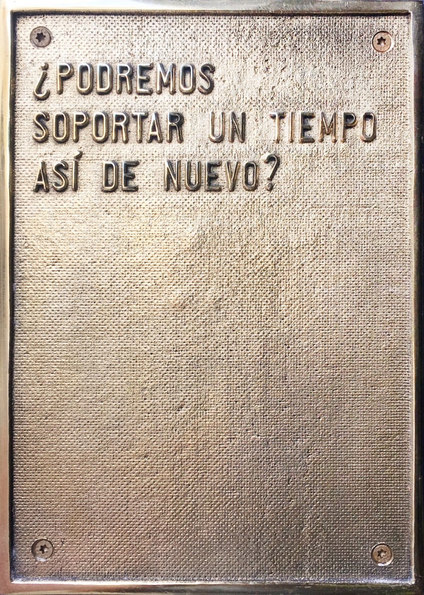 Ivan Grilo, ¿Podremos soportar un tiempo así de nuevo?, 2018