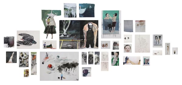 Eduardo Berliner, Untitled, 2014. 33 drawings / variable dimensions