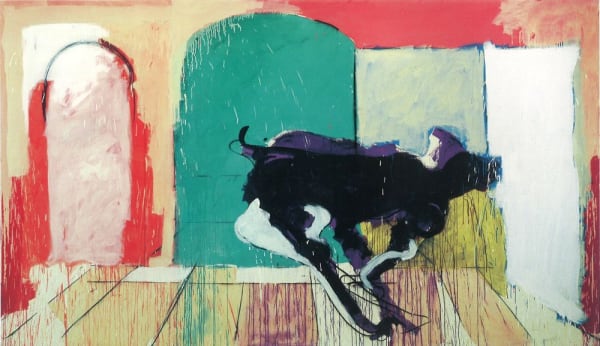 Mary Lovelace Running with Black Panthers and White Doves (mid-1980s/early 1990s) Artwork © Mary Lovelace O’Neal Courtesy Mnuchin Gallery, New York