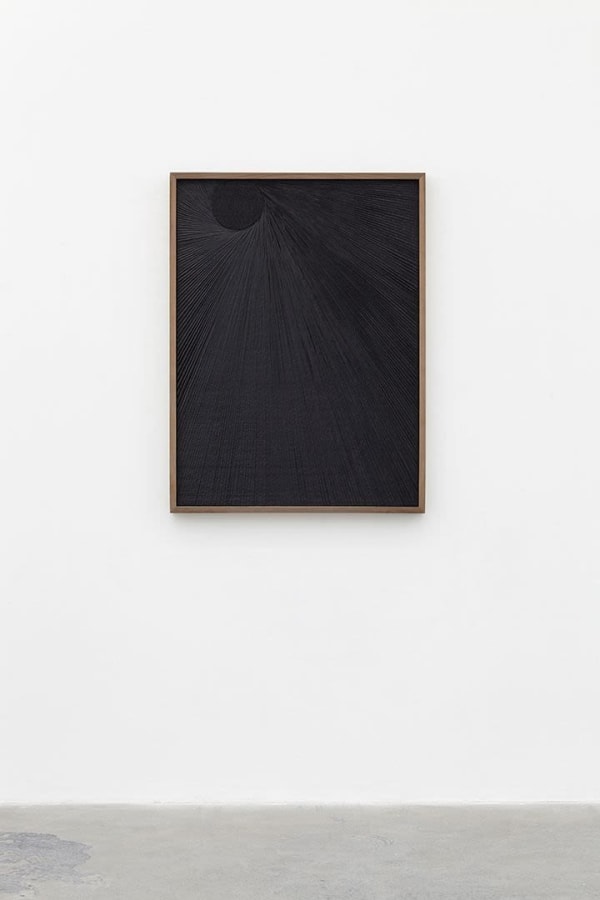 Anthony Pearson Untitled (Etched Plaster), 2015 Medium coated pigmented hydrocal in walnut frame 41 x 30 1/2 x 2 1/2 inches 104.1 x 77.5 x 6.4 cm