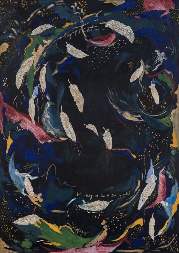 Michaela Yearwood-Dan Feather (A Salute to You Mr Magpie), 2020 (detail) Created for Bazaar Art