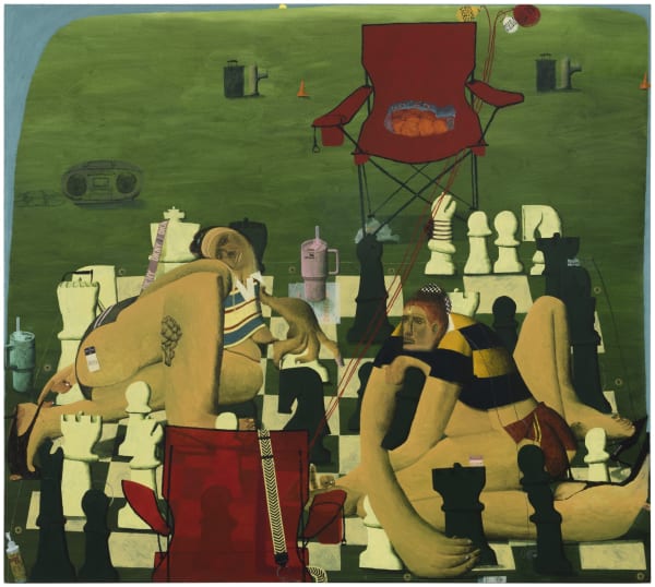 Celeste Rapone, Big Chess, 2024. Courtesy of the artist and Corbett vs. Dempsey. Photograph by Nathan Keay.