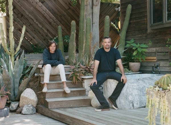 Artists and designers Nikolai (left) and Simon Haas, who work collaboratively as the Haas Brothers.