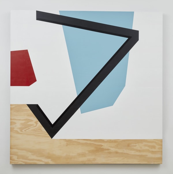 Serge Alain Nitegeka Structural Configuration IV, 2015 Paint on wood 96 x 96 inches 244 x 244 cm