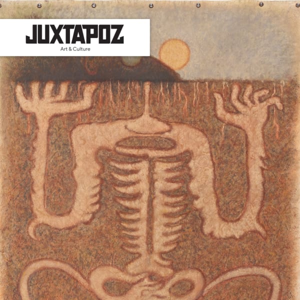 Martyn Cross Flodan Blaed, 2022 Oil on unstretched canvas with eyelets 83 5/8 x 58 in 212.4 x 147.3 cm