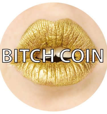 Bitchcoin’s logo. Courtesy of the Artist