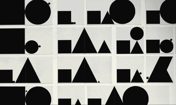 A further section of Rhapsody, 1975-76, which Jennifer Bartlett said was about ‘everything’. Photograph: Timothy A Clary/AFP/Getty Images