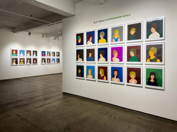 Viola S Newspaper Girls Installation 1