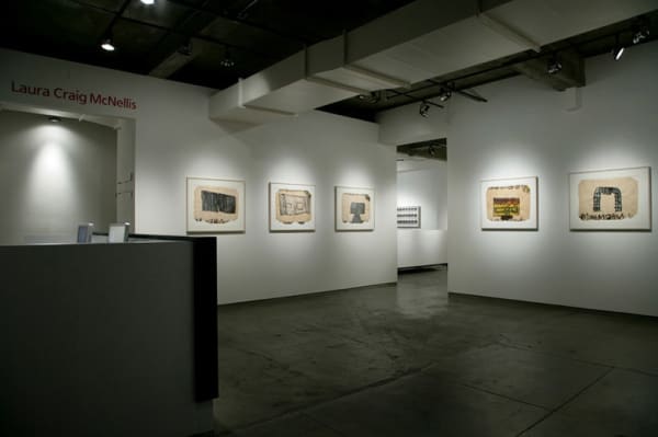 Installation of Laura Craig McNellis's works