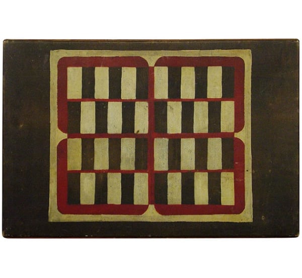 Artist Unknown African-American Gaming Table, ca. 1910-20 Oil on canvas mounted on wood 32 x 51 in. (81.3 x 129.5 cm.)