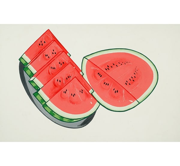 Artist Unknown Roadside Fruit Stand Sign, ca. 1948-52 Oil on board 24 x 36 in. (61 x 91.4 cm.)