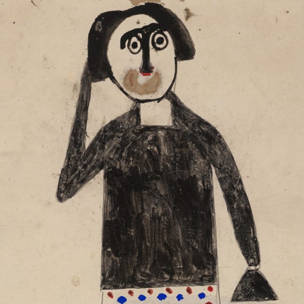 Bt Whiteladywithpolkadotskirt Noframe