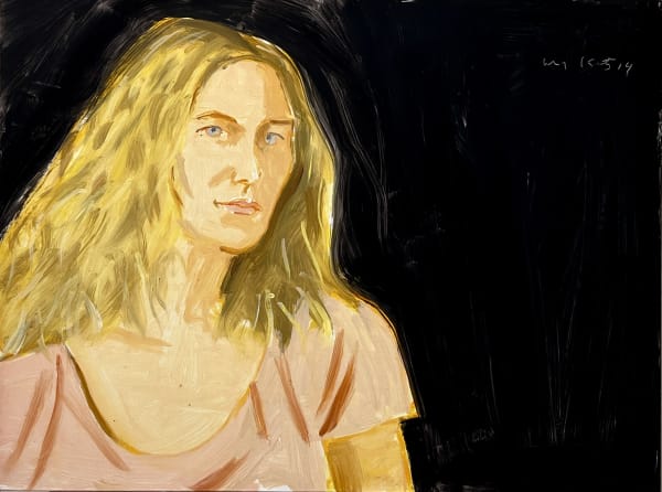 Alex Katz Dagmar, 2014 Oil on board 12 x 16 in. (30.5 x 40.6 cm.)