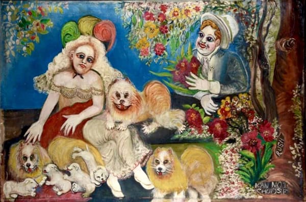 Ursula Barnes I Cannot Choose, ca. 1930-40 Oil on heavy cloth 60 x 41 in. (152.4 x 104.1 cm.) (UB 1)