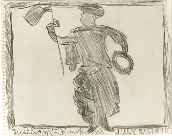 Untitled Graphite on paper 8 x 10 in. (20.3 x 25.4 cm.) (WH 472)